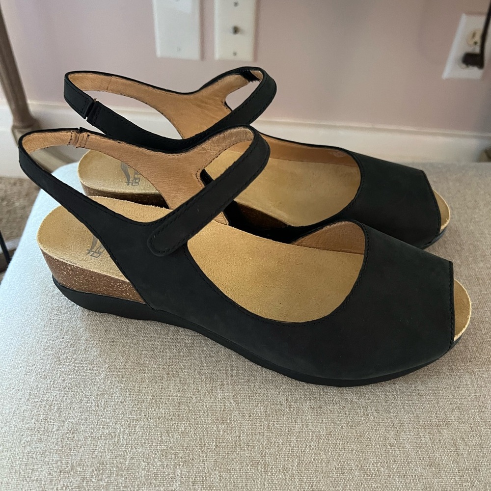 Dansko “Marcy” wedge sandals